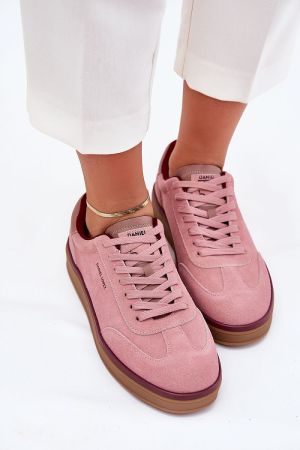 Daniel Lopez Women’s Sport Shoes, Natural Leather and Suede