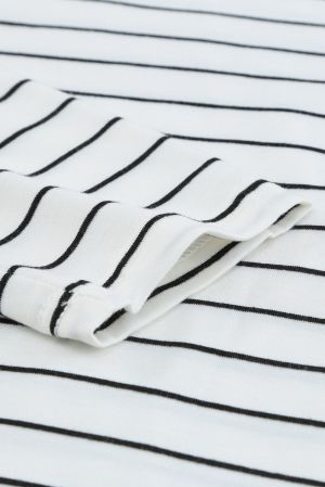 Women’s Long Sleeve Striped Blouse with Pocket