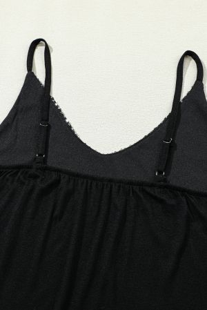 Gray Sequin Tank Top