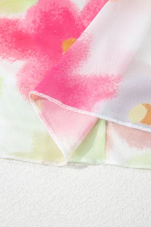 Women's T-Shirt with Colorful Floral Print