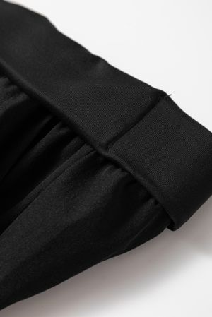 Women’s Black Cargo Pants with High Waist