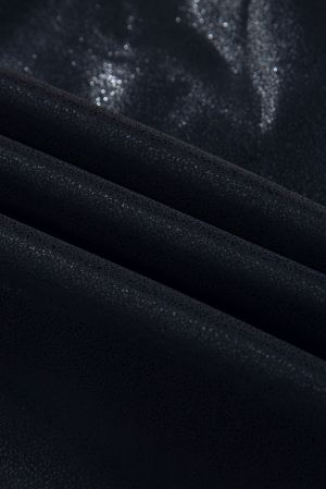 Women's Black Jogger Pants with Elastic Waist and Pockets