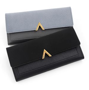 Black Wallet with Gold Accent