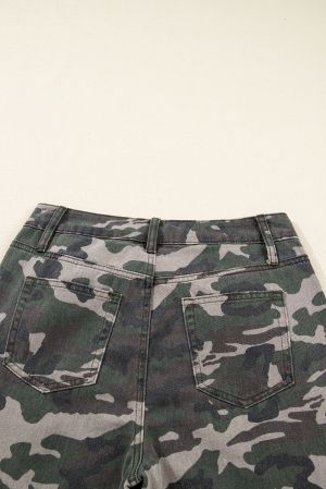 Women’s Wide-Leg Camo Cargo Jeans