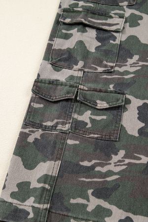 Women’s Wide-Leg Camo Cargo Jeans