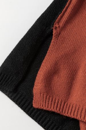Women’s Color Block Turtleneck Sweater