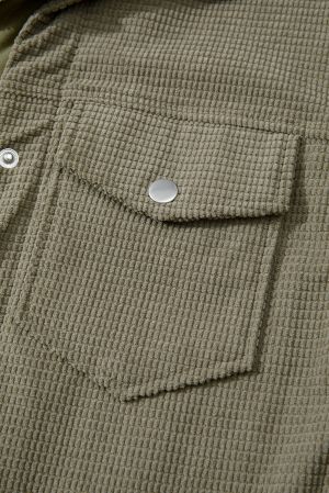 Women’s Green Two-in-One Hooded Jacket
