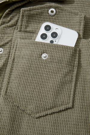 Women’s Green Two-in-One Hooded Jacket