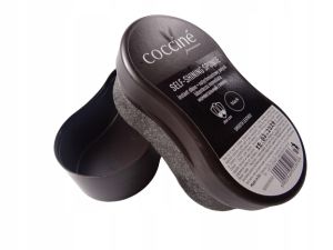 Coccinè Self-Shining Sponge Silicone Shoe Sponge for Instant Shine, Black