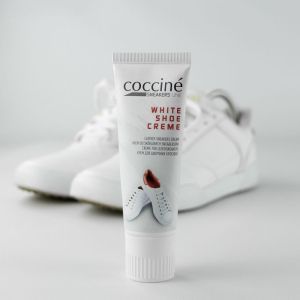 Coccinè Sneakers White Shoe Creme - Restoring and Protecting Cream for White Shoes – 75 ml