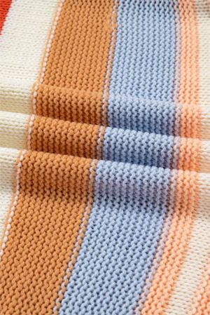 Women’s Multicolor Striped Knitted Sweater
