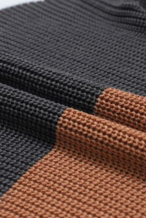 Дамски пуловер с 'color block' дизайн