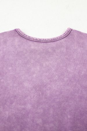 Women's Lavender Long Sleeve Top with Statement Bow