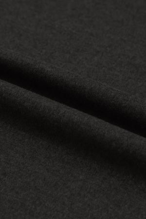 Women’s Black Puff Sleeve Blouse with Gold Buttons