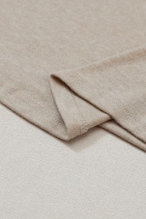 Women’s Beige Puff Sleeve Blouse with Gold Buttons