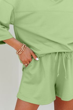 Дамски комплект в зелен цвят