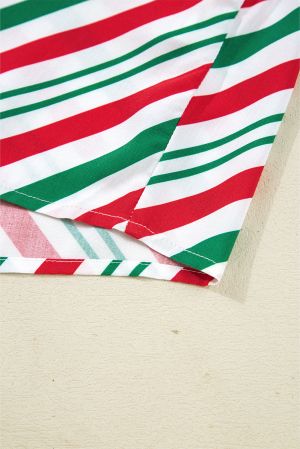 Дамски коледен пижамен комплект от две части