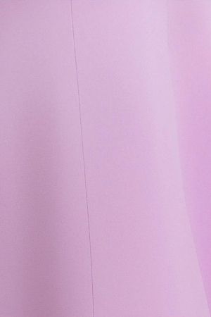 Women's Lilac Elegant Midi Dress with Cap Sleeves and A-Line Silhouette GODDIVA