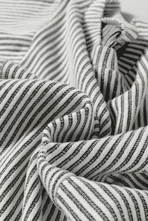 Дамска блуза на райе с широки ръкави и свободна кройка