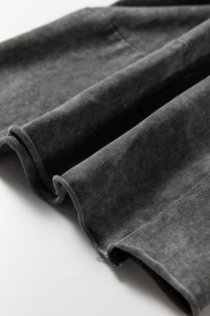 Women’s 100% Cotton Wide-Leg Grey Pants