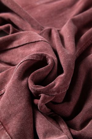 Women’s 100% Cotton Wide-Leg Light Red Pants