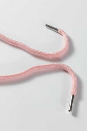 Дамски розов суичър с качулка и флорална дантела