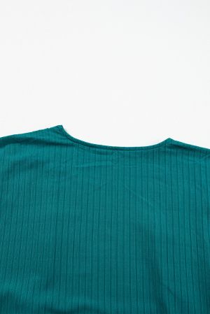 Women’s Plus Size Loose Turquoise Cardigan
