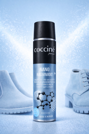Coccinè Nano Ravvivant Spray for Suede and Nubuck, Light Blue, 75 ml