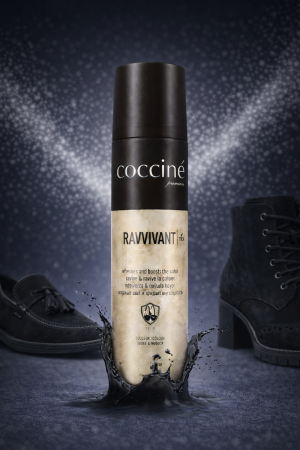Coccinè Ravvivant Черен спрей за освежаване на велур и набук, 250 ml 