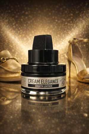 Coccinè Cream Elegance Восъчна крем-боя за обувки и кожени изделия, Златиста