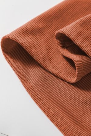 Close up texture of cinnamon dress fabric