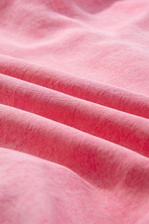 Дамска розова дънкова рокля тип риза