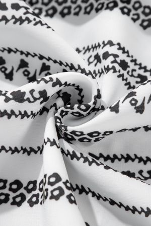 Удобна дамска рокля с широк силует и принт