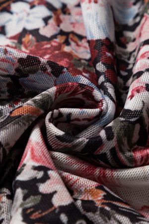 Дамска дълга пола с принт на цветя