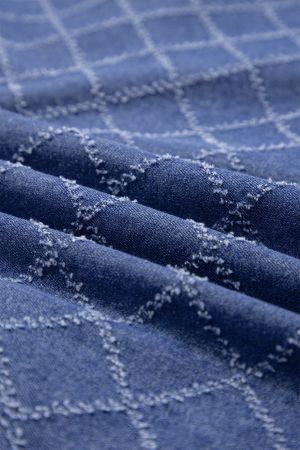 Women's Denim Sleeveless Dress with Buttons and Pockets