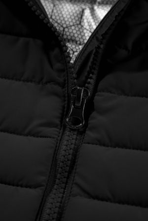 Women’s Quilted Black Vest