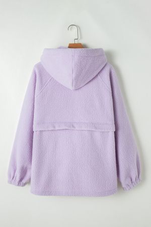 Women’s Fuzzy Hoodie in Lavender