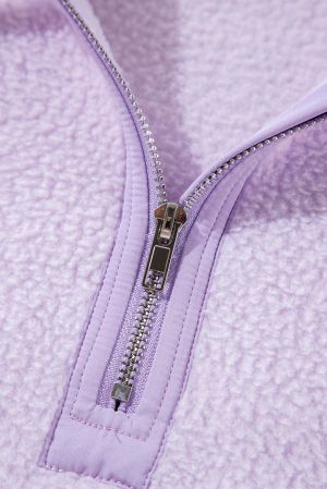 Women’s Fuzzy Hoodie in Lavender