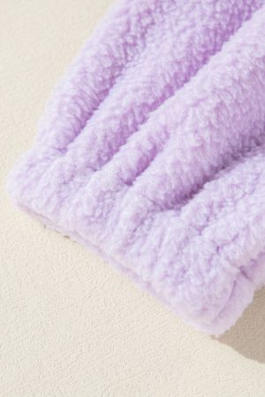 Women’s Fuzzy Hoodie in Lavender