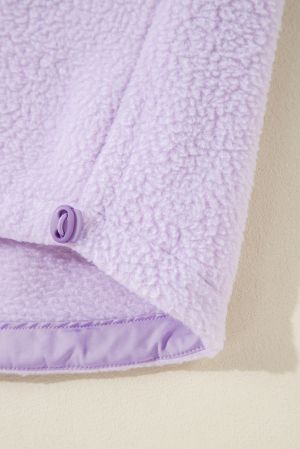Women’s Fuzzy Hoodie in Lavender