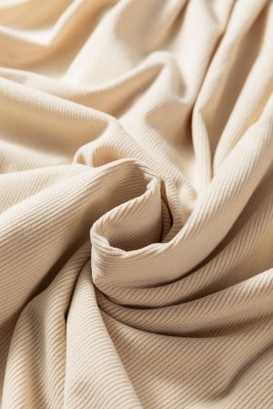 Women's Beige Loose Fit Dress with Pockets and Decorative Details