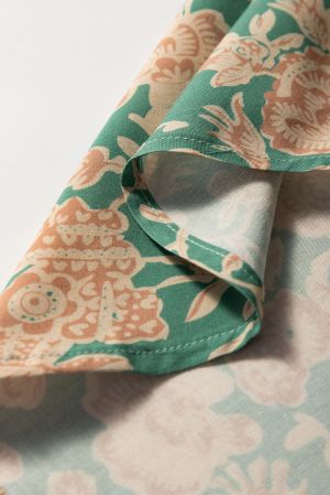 Women’s Green Floral Print Shirt