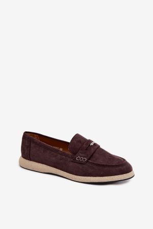 Women’s Brown Vinceza Loafers in Eco Suede