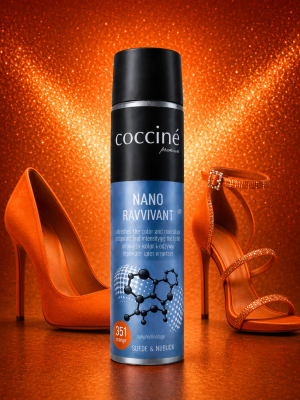 Coccinè Nano Ravvivant Orange Spray for Suede and Nubuck, 75 ml