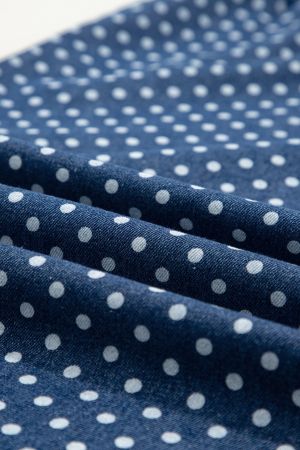 Women’s Wide-Leg Polka Dot Jeans