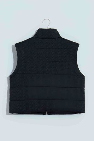 Women’s Quilted Vest with Zip and Pockets