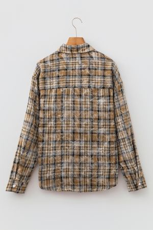 Women’s Plaid Shirt with Long Sleeves