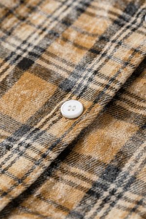 Women’s Plaid Shirt with Long Sleeves