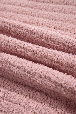 Women's Long Pink Cardigan with Pockets