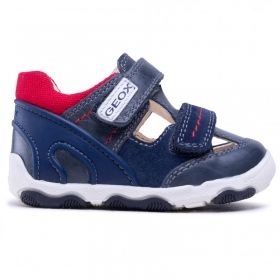 Бебешки обувки за прохождане GEOX B N.BALU' B. A, Сини с червено